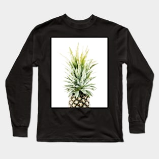 Pineapple print, Pineapple top, Minimalist, Modern print Long Sleeve T-Shirt